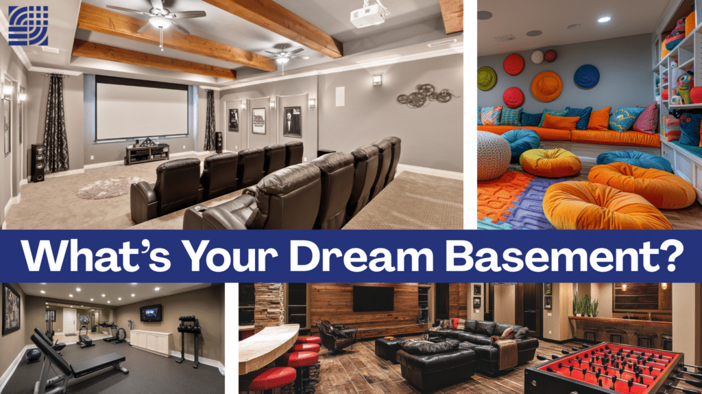 Finished Basements: Flooring, Layout, and Lighting Ideas 4 Dream Basement